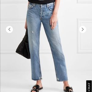 GRLFRND
Helena high-rise straight-leg jeans